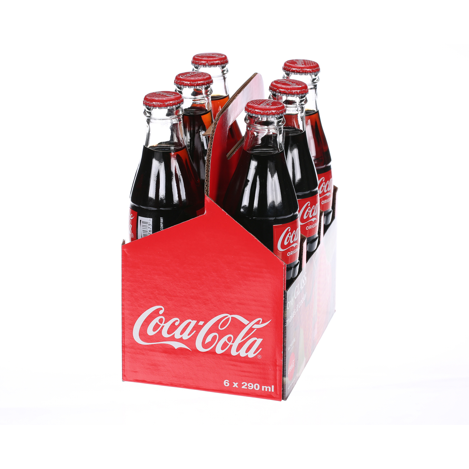 Coca-Cola Glass Bottle 250 ml × 6 Piece