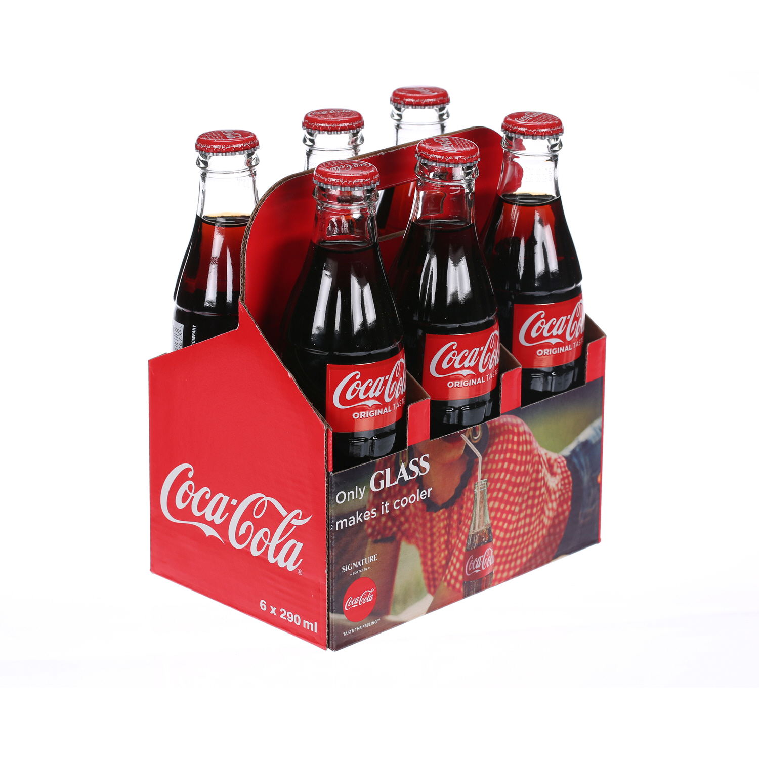 Coca-Cola Glass Bottle 250 ml × 6 Piece