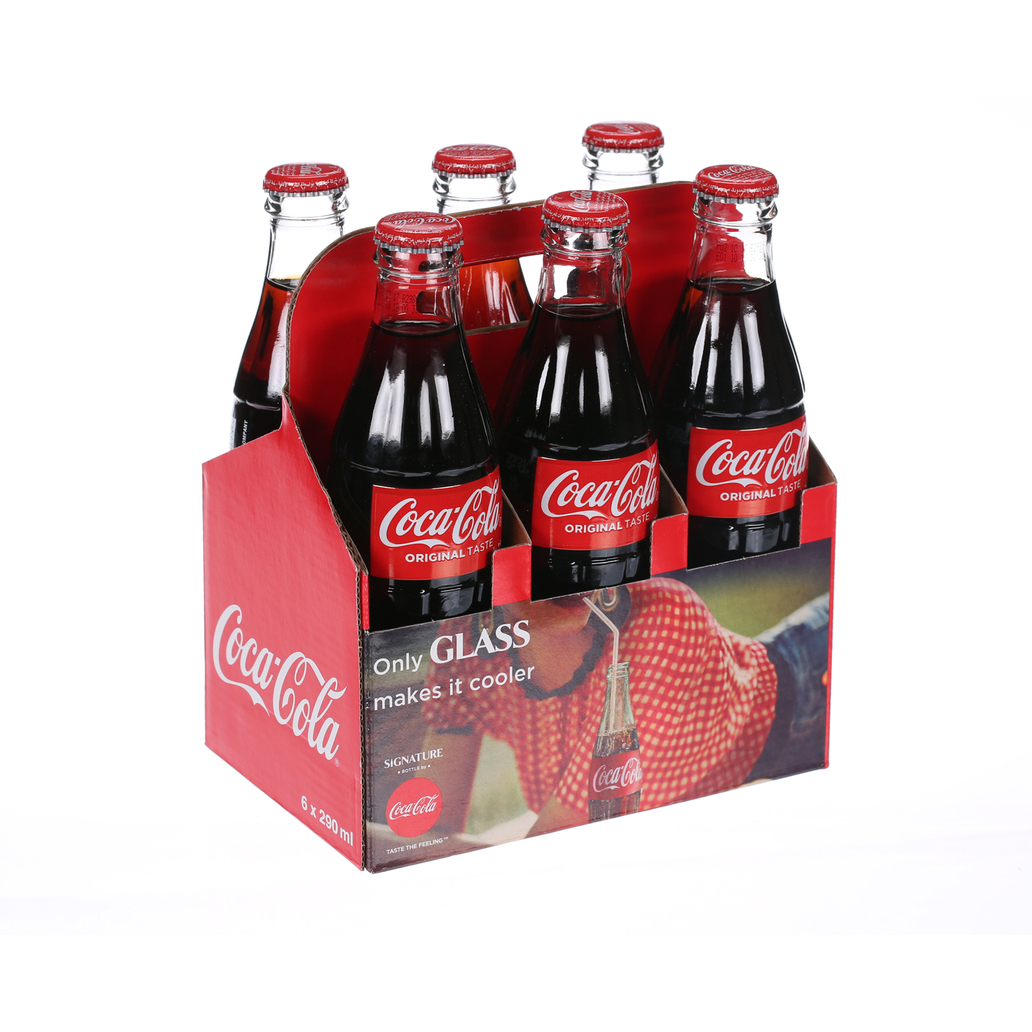 Coca-Cola Glass Bottle 250 ml × 6 Piece