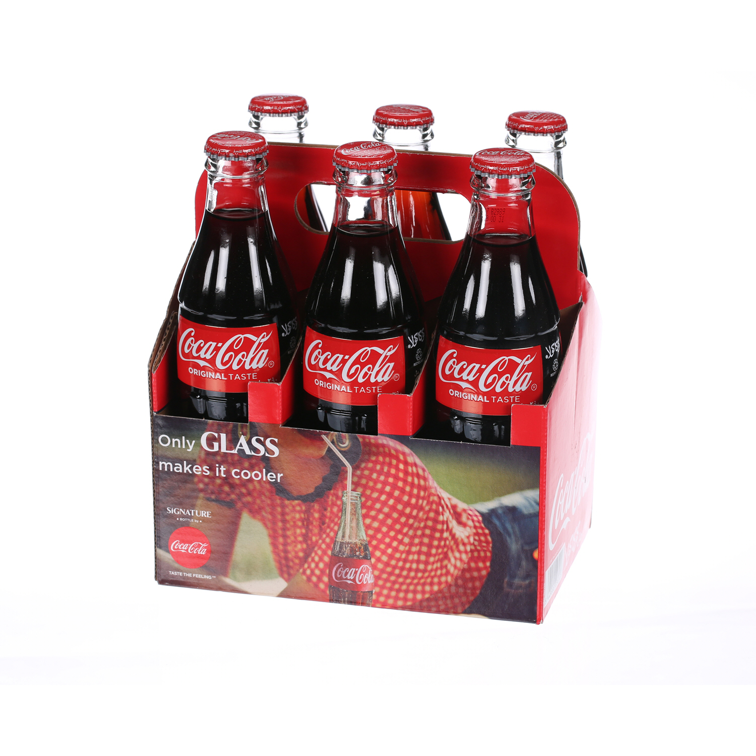 Coca-Cola Glass Bottle 250 ml × 6 Piece