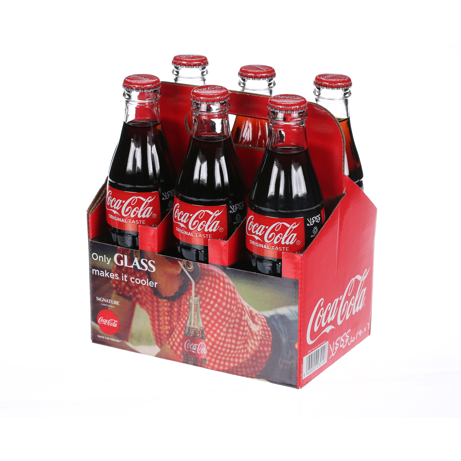 Coca-Cola Glass Bottle 250 ml × 6 Piece