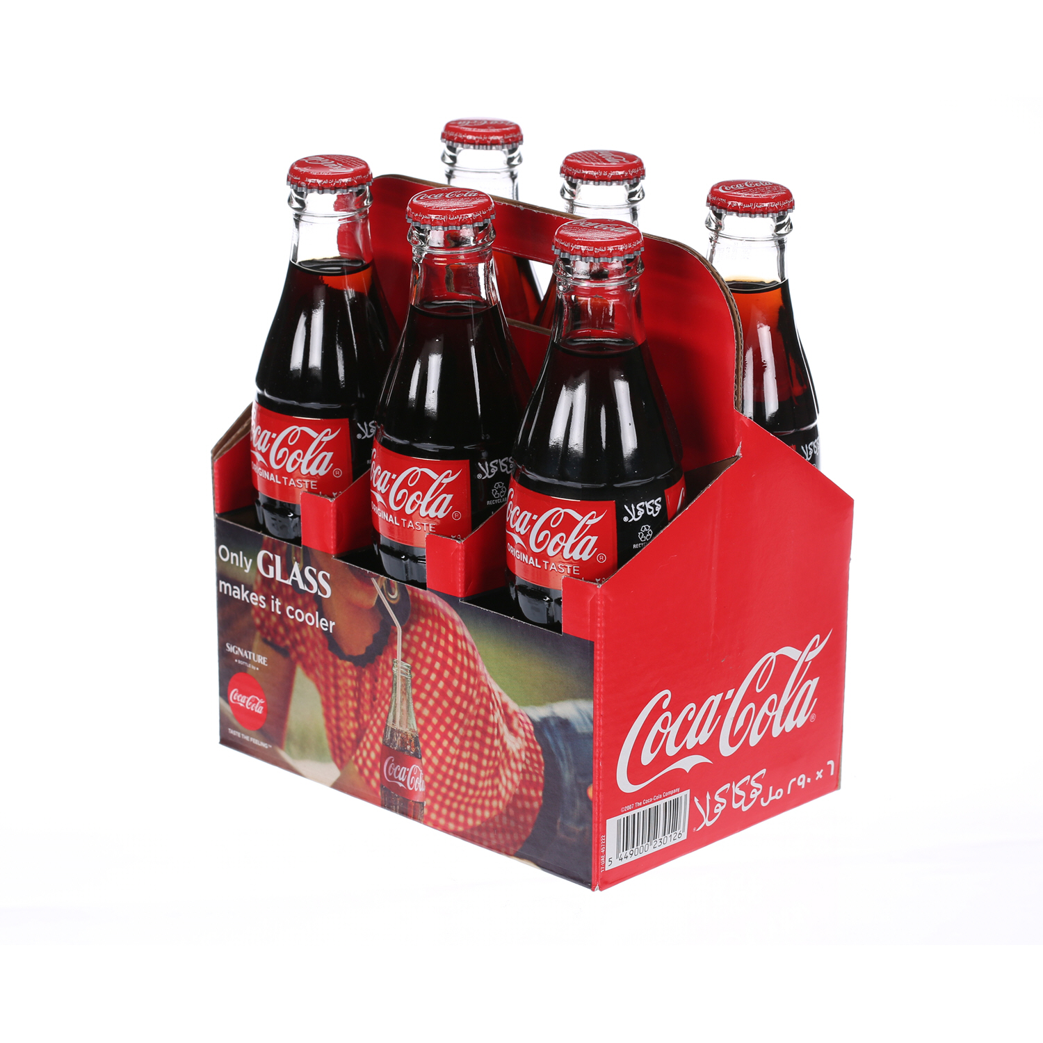 Coca-Cola Glass Bottle 250 ml × 6 Piece