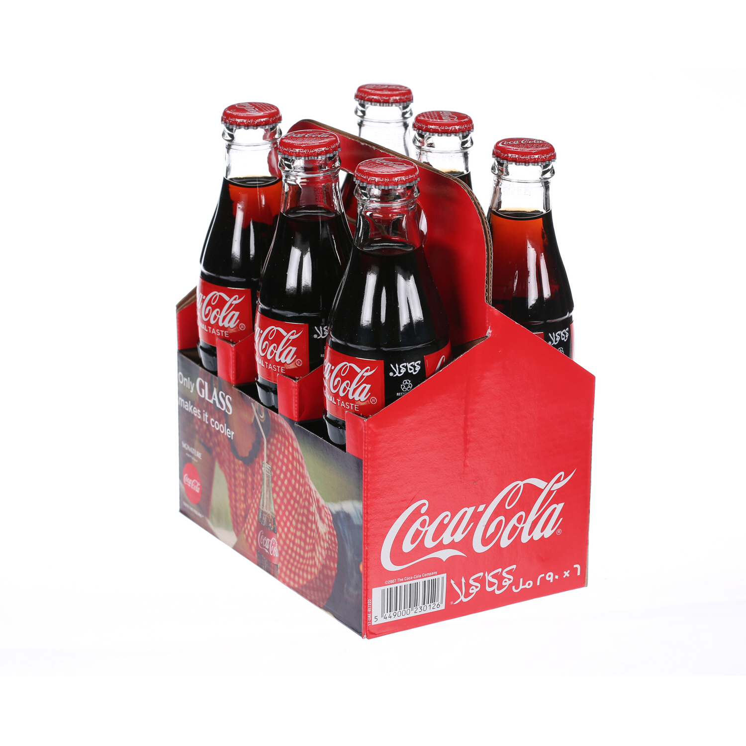 Coca-Cola Glass Bottle 250 ml × 6 Piece