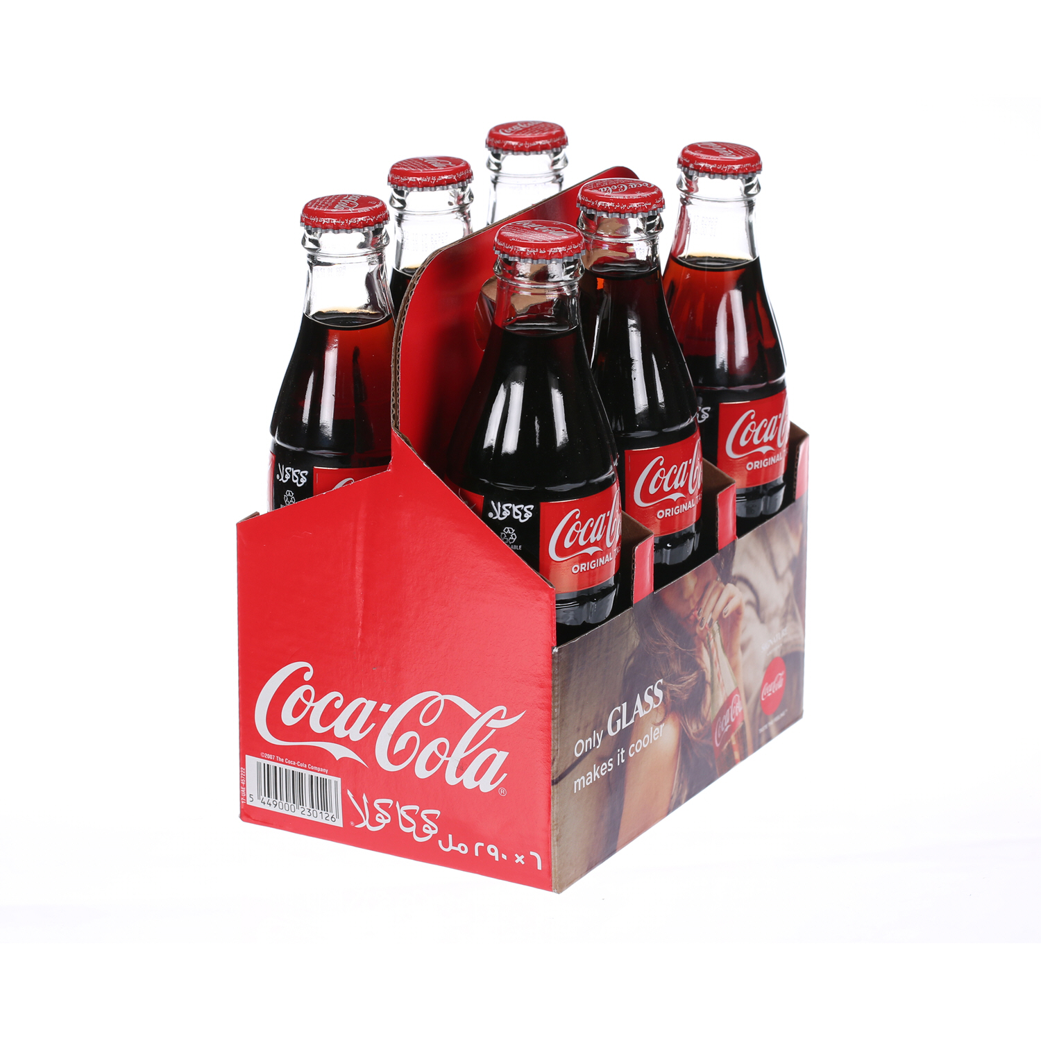 Coca-Cola Glass Bottle 250 ml × 6 Piece