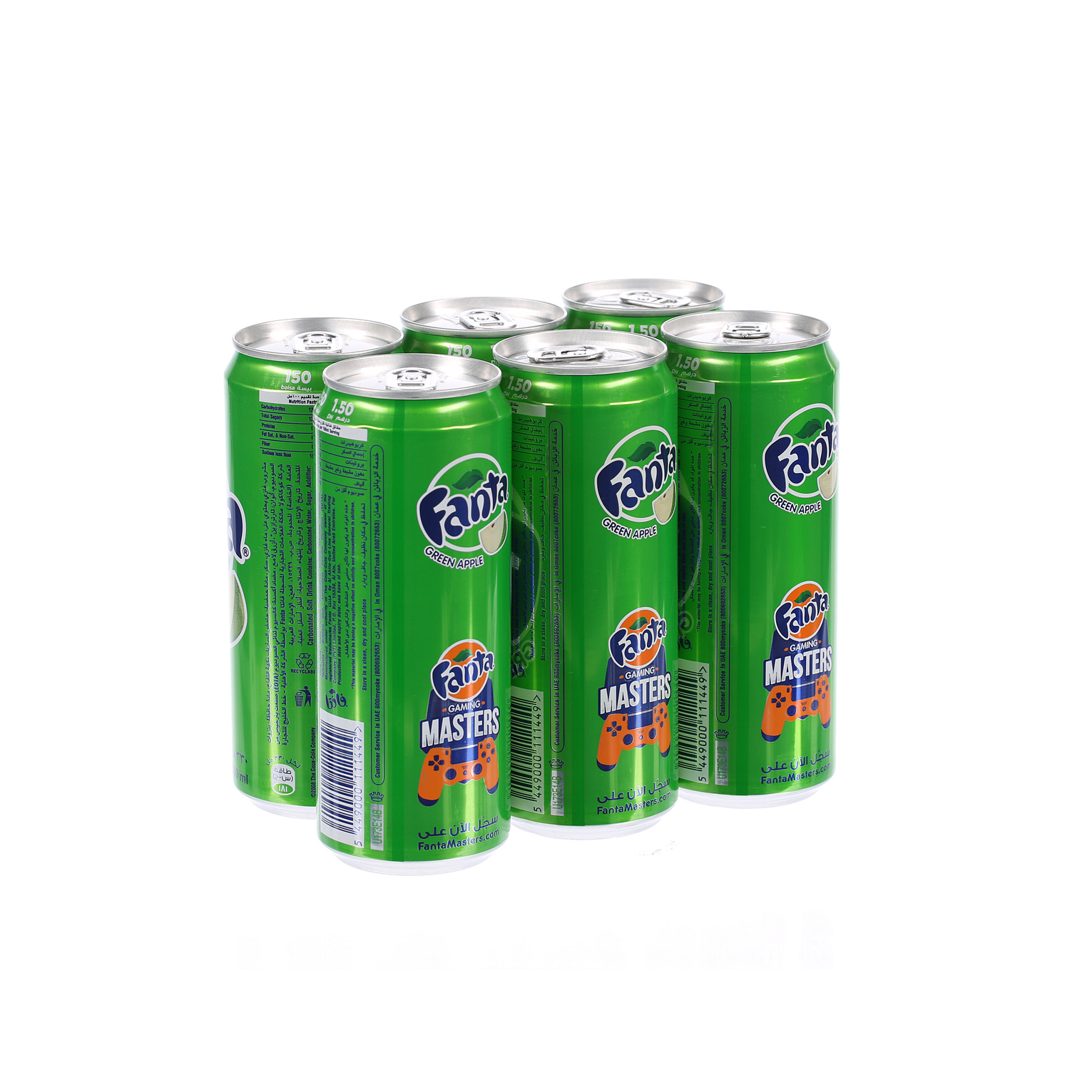 Fanta Apple Can 330ml × 6'S