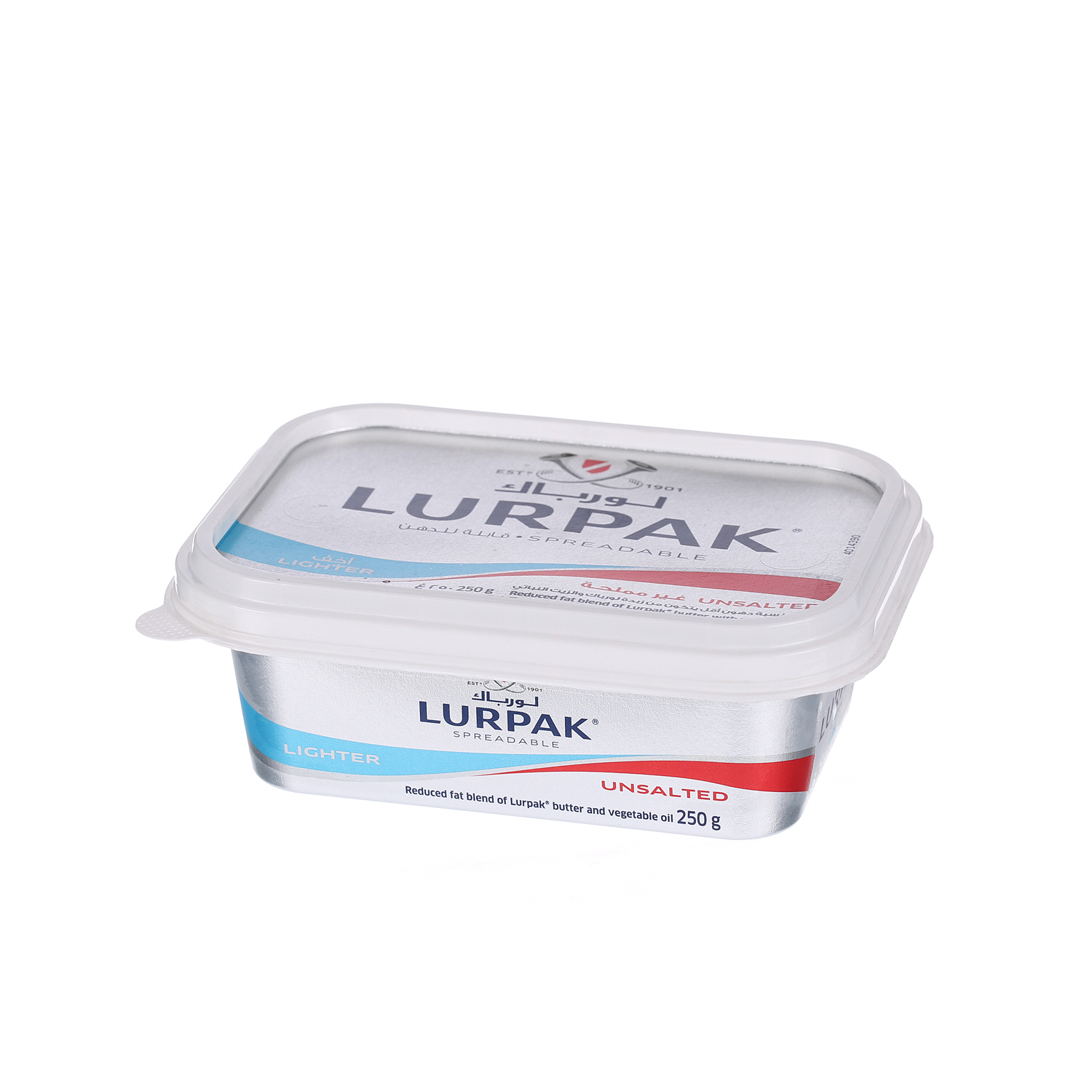 Lurpak Butter Spreadable Light Unsalted 250 g