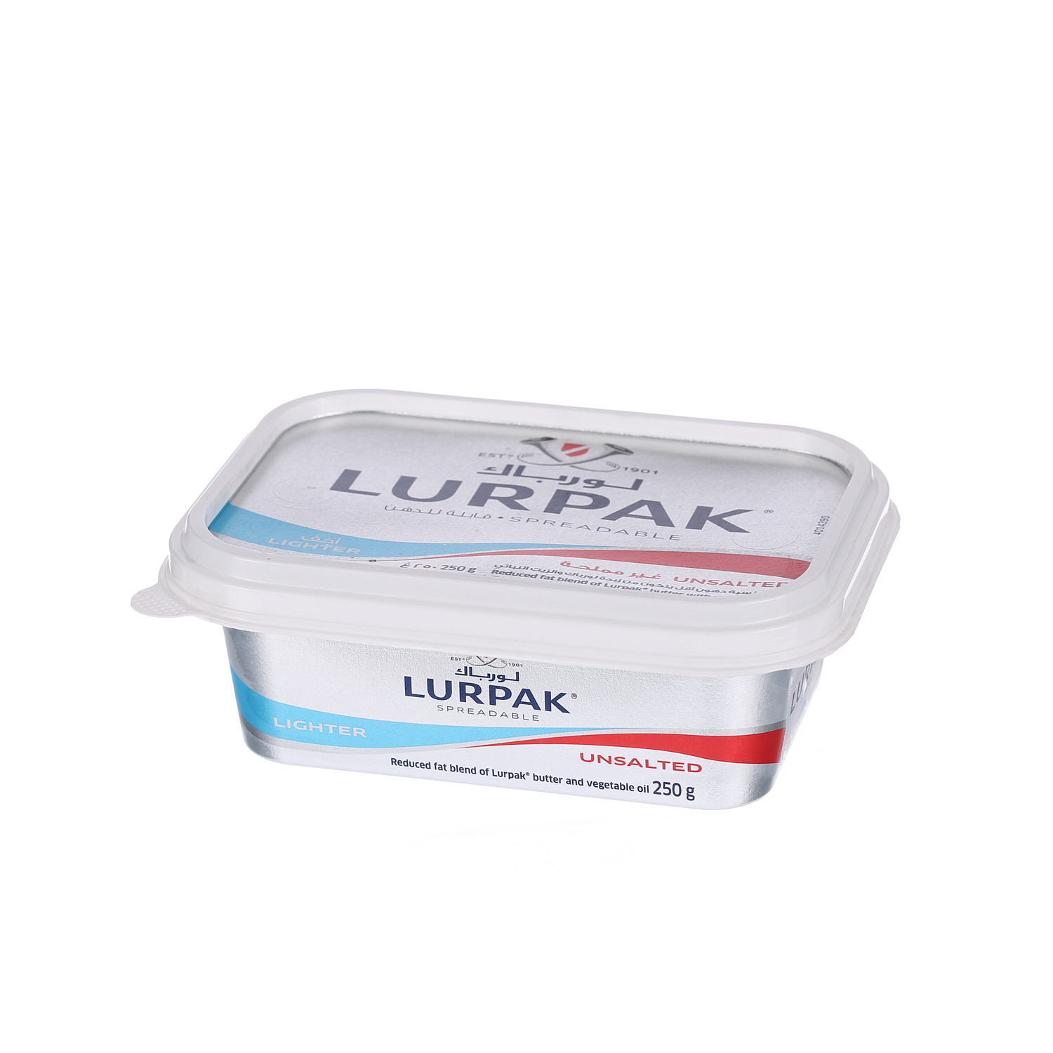Lurpak Butter Spreadable Light Unsalted 250gm