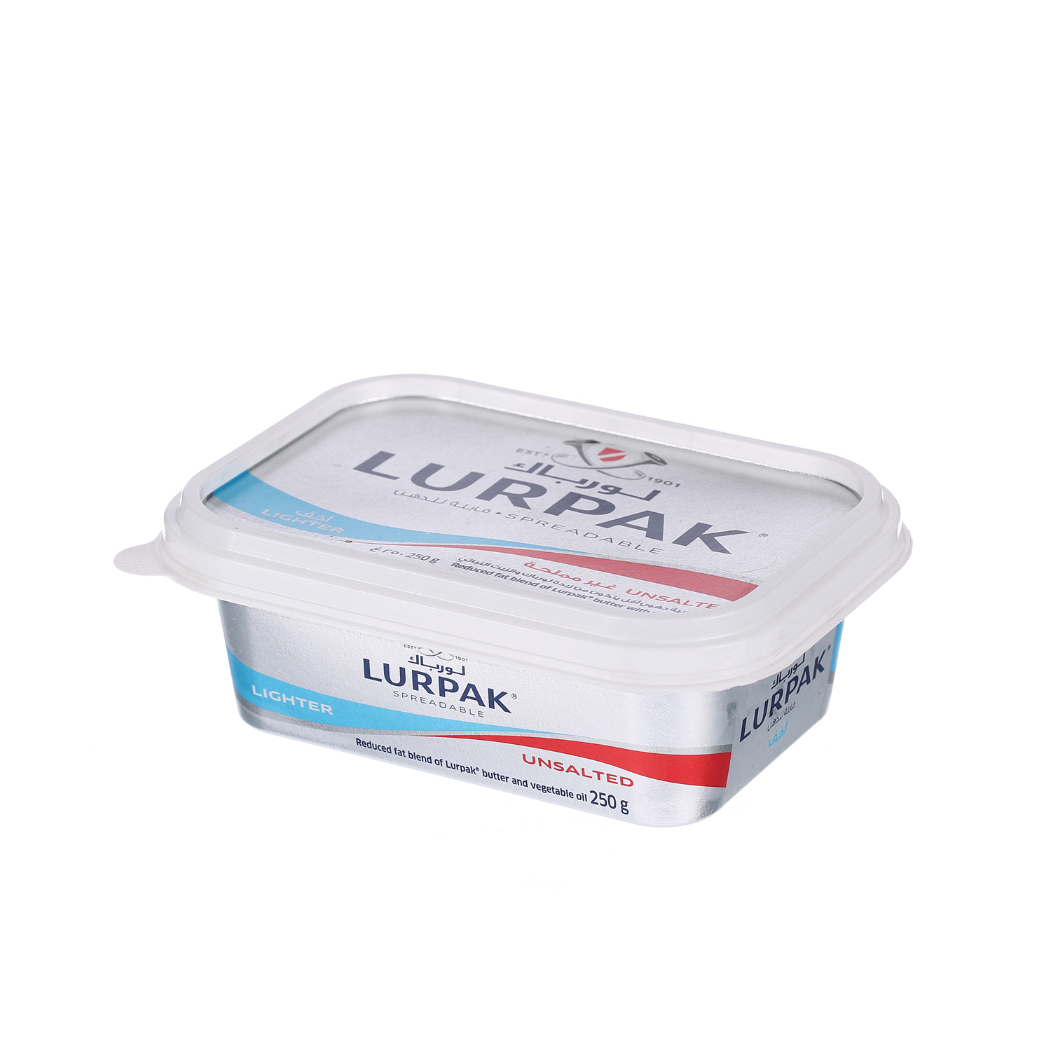 Lurpak Butter Spreadable Light Unsalted 250gm