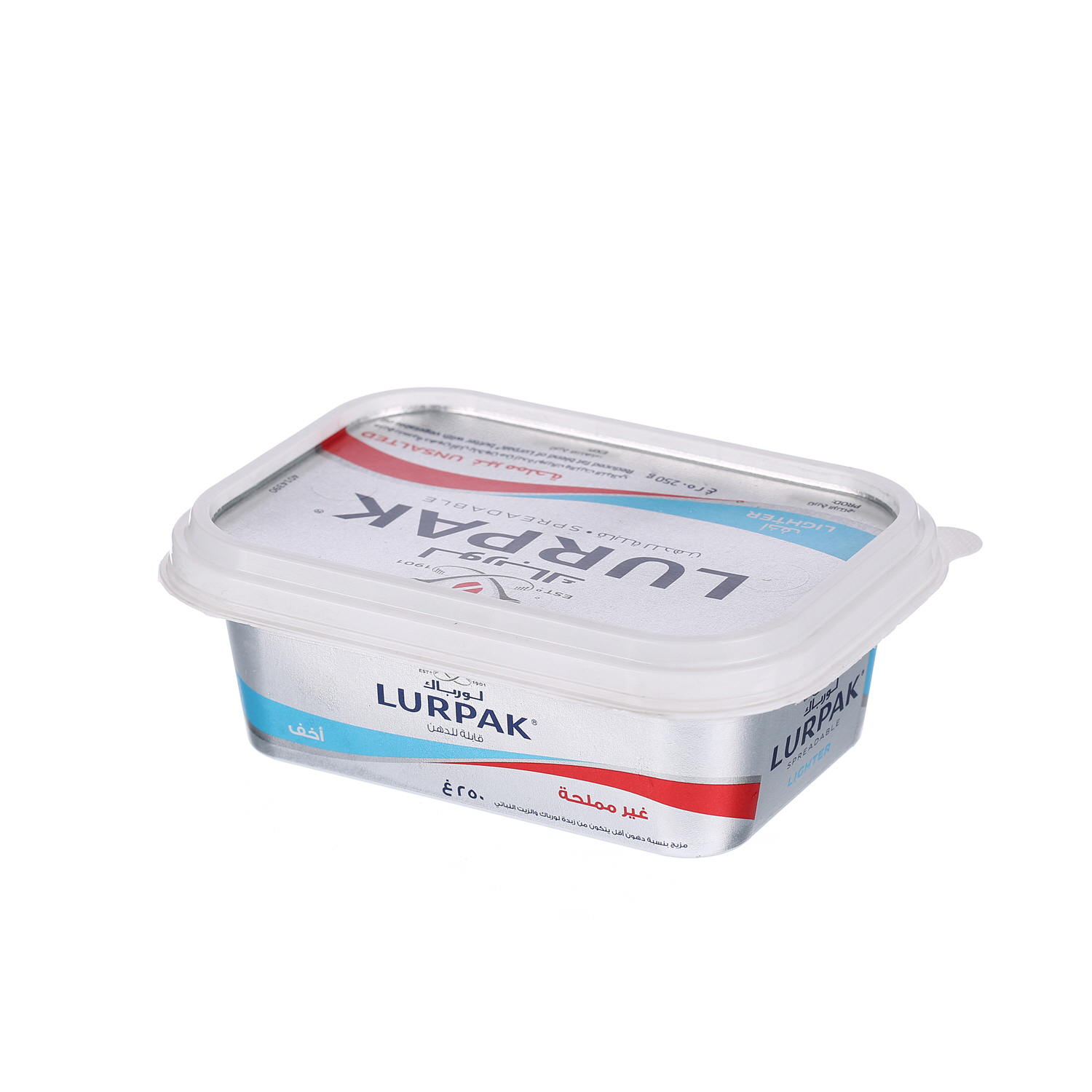 Lurpak Butter Spreadable Light Unsalted 250 g