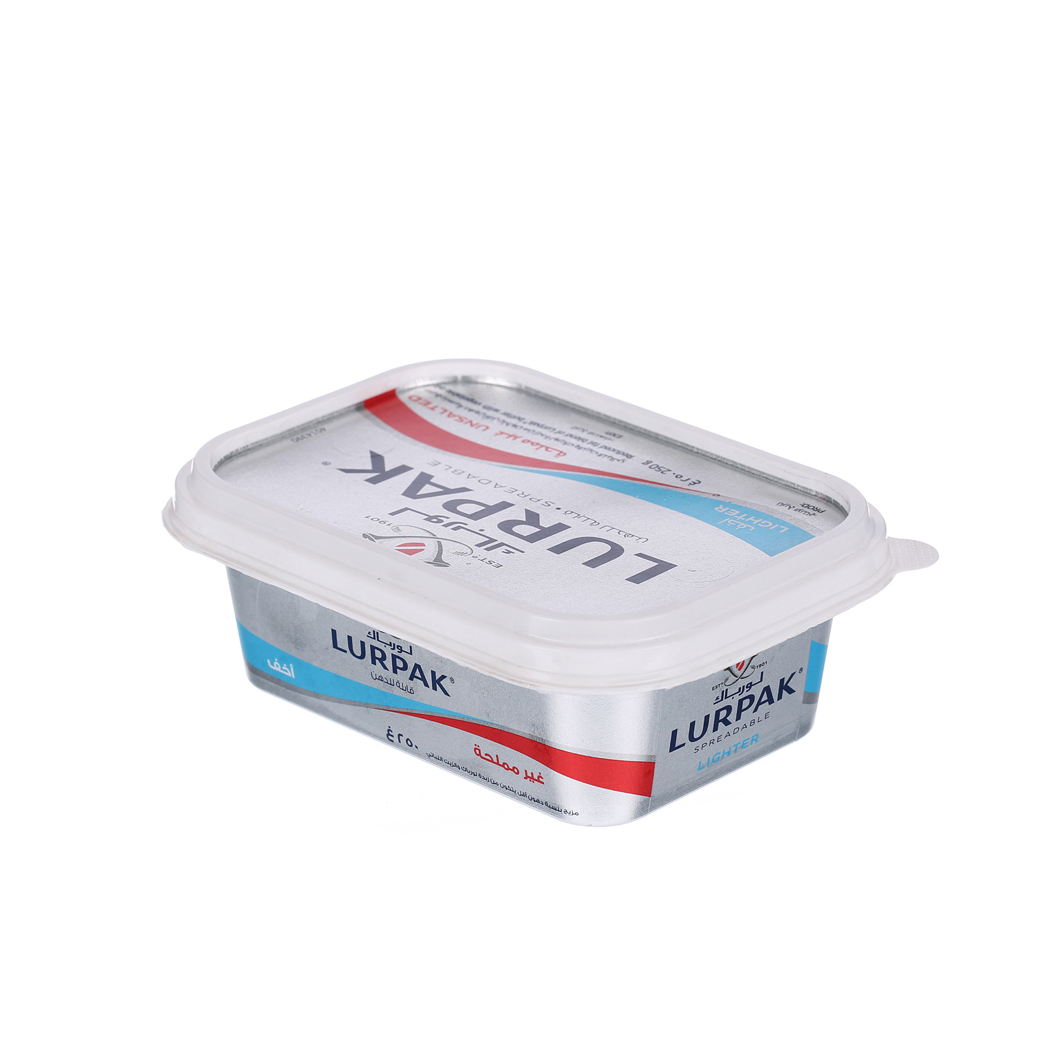 Lurpak Butter Spreadable Light Unsalted 250 g