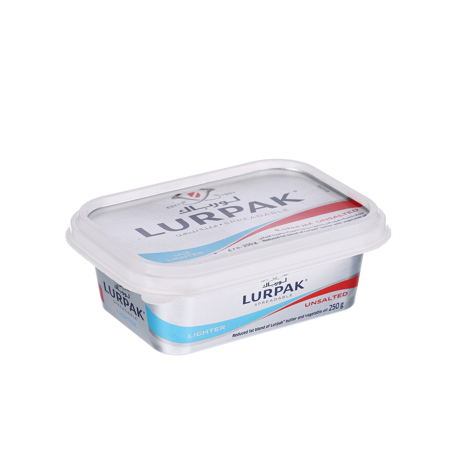 Lurpak Butter Spreadable Light Unsalted 250 g