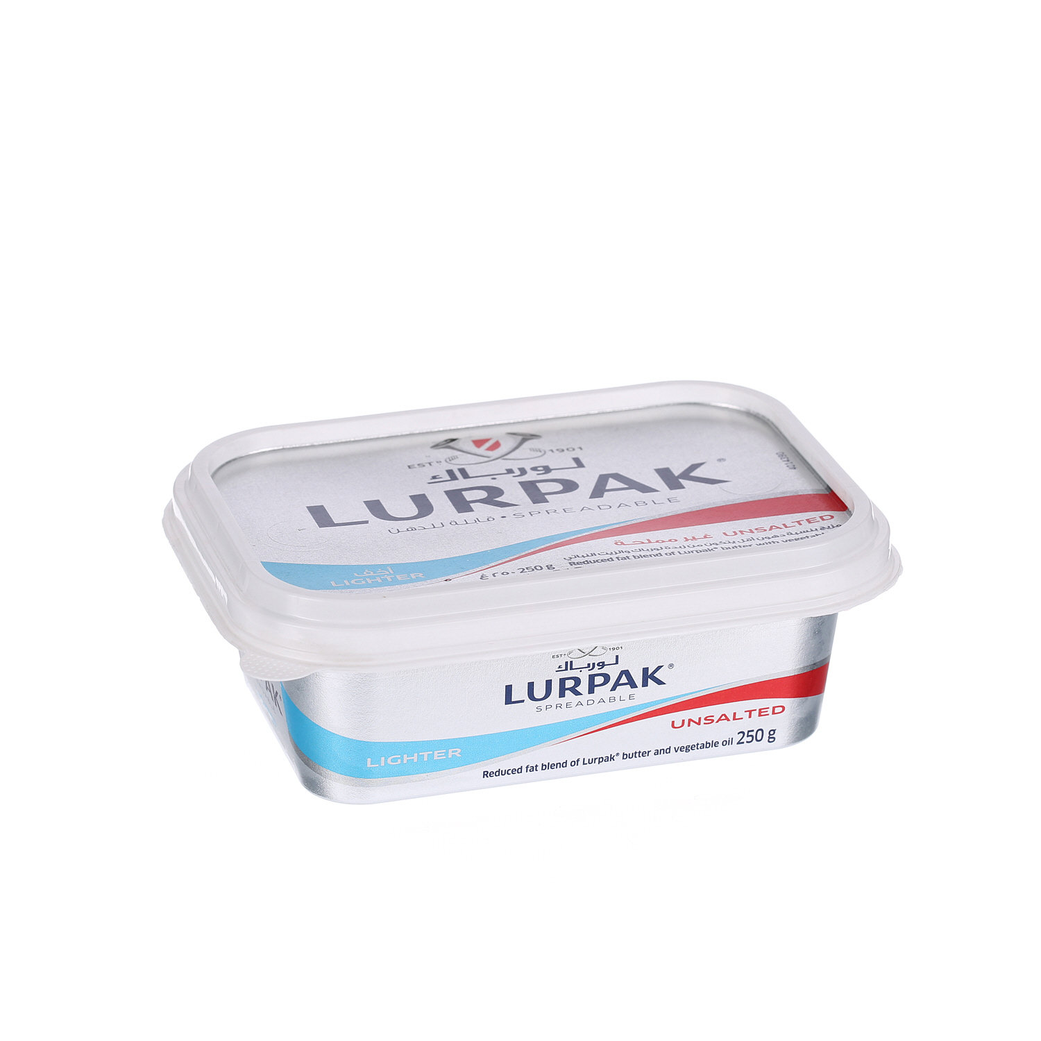 Lurpak Butter Spreadable Light Unsalted 250 g