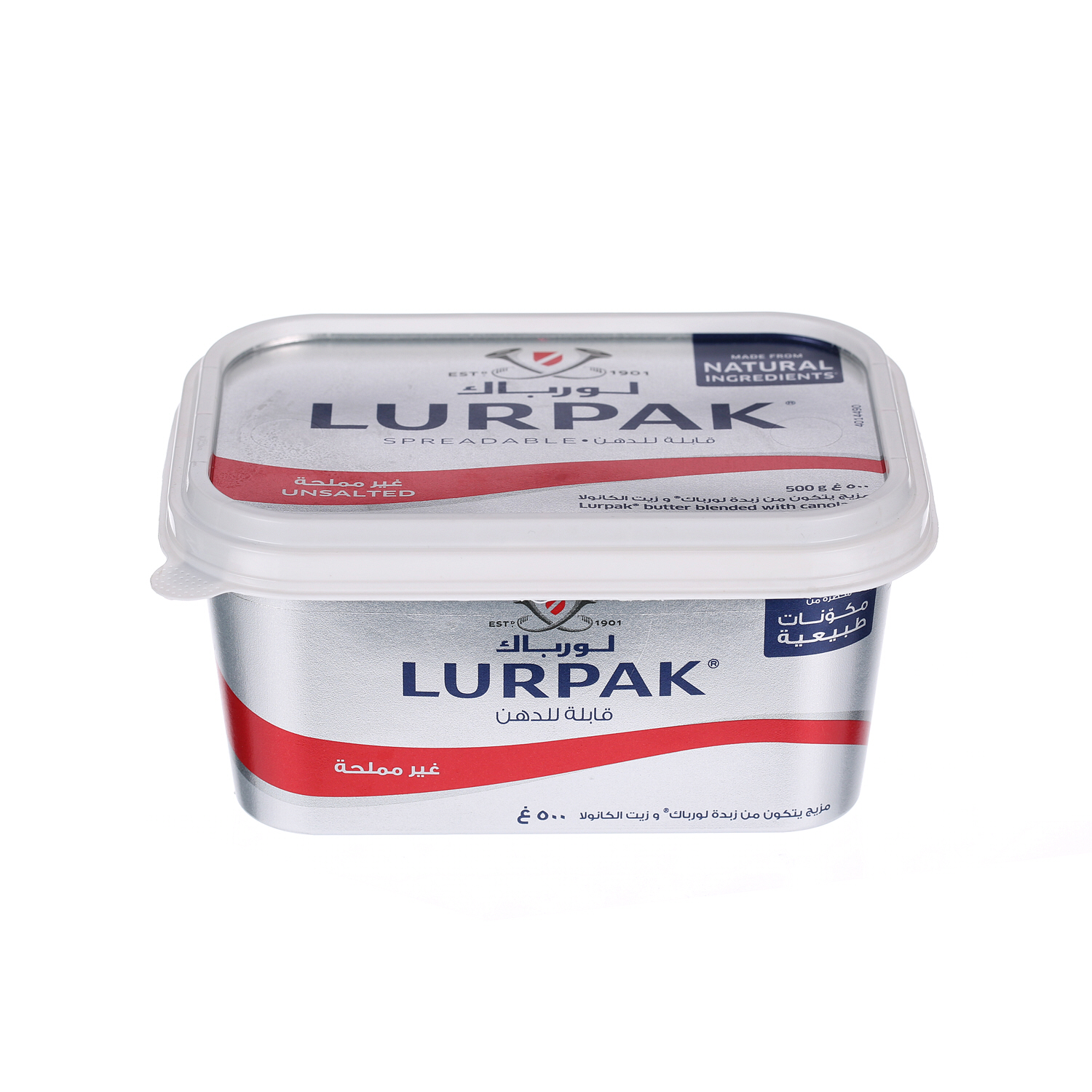 Lurpak Butter Spreadable Unsalted 500 g