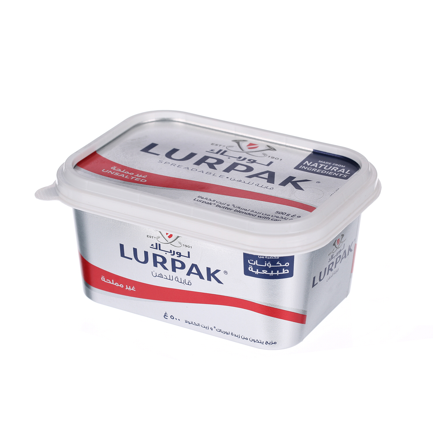 Lurpak Butter Spreadable Unsalted 500gm