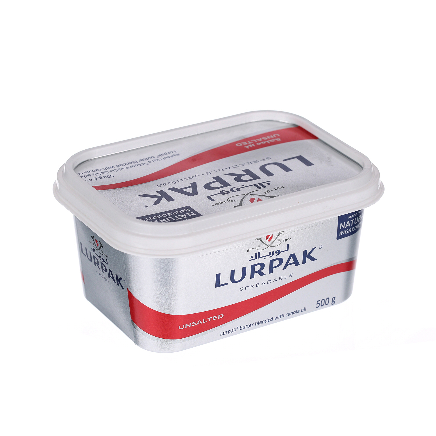 Lurpak Butter Spreadable Unsalted 500 g