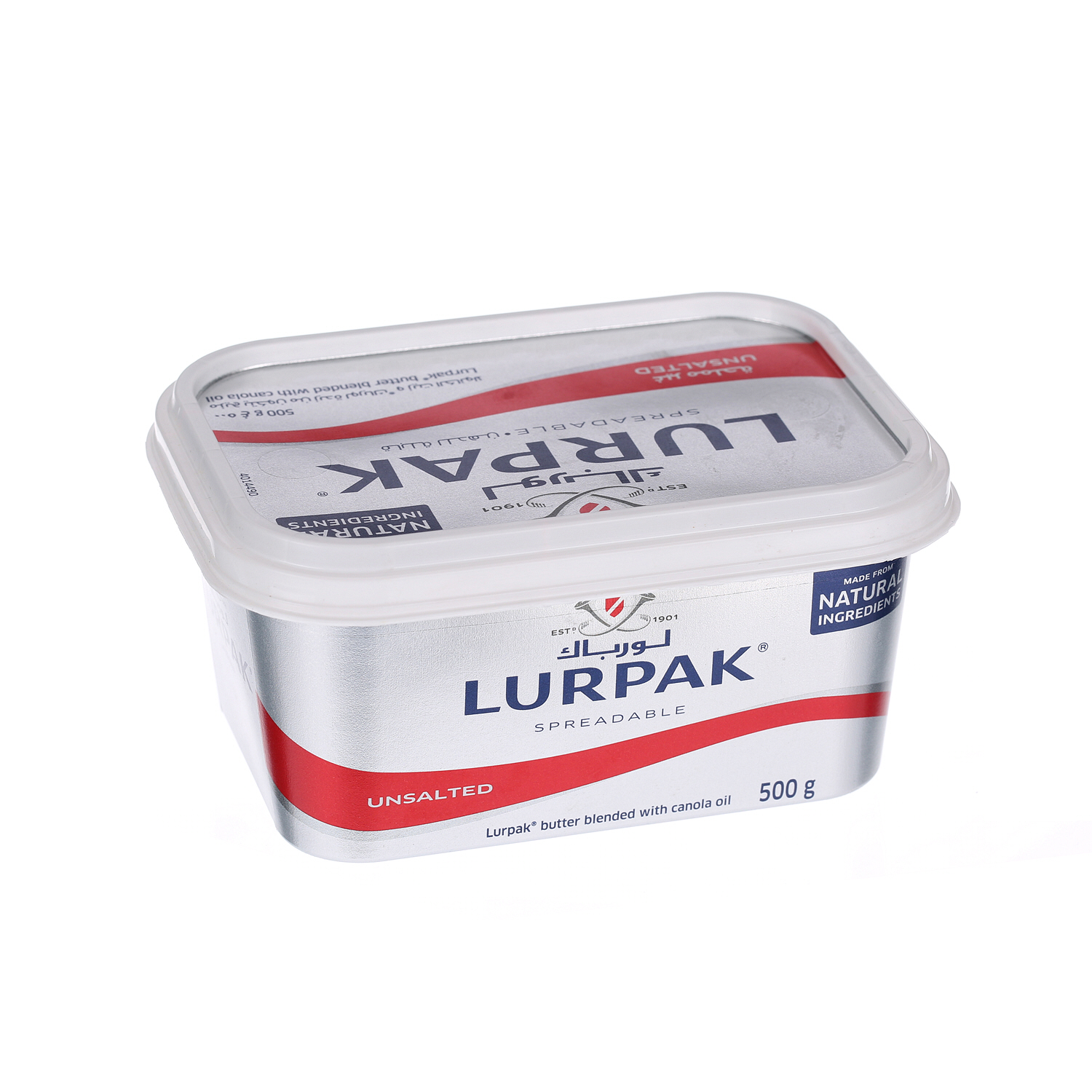 Lurpak Butter Spreadable Unsalted 500 g