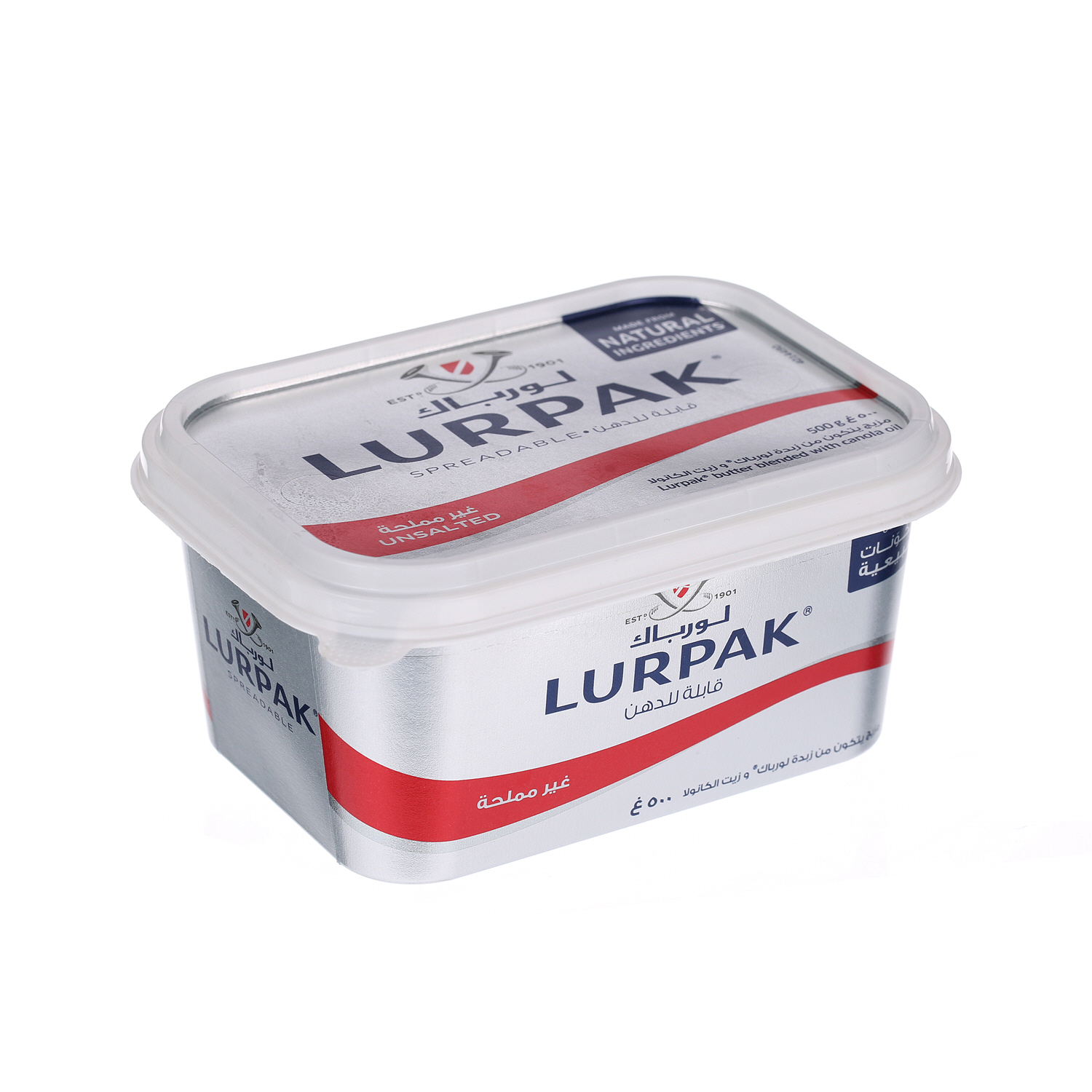 Lurpak Butter Spreadable Unsalted 500 g