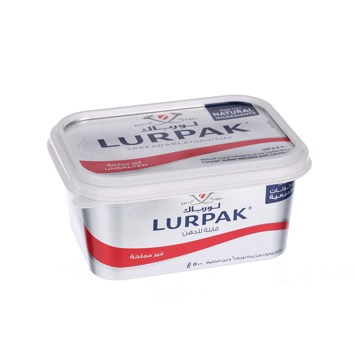 Lurpak Butter Spreadable Unsalted 500 g