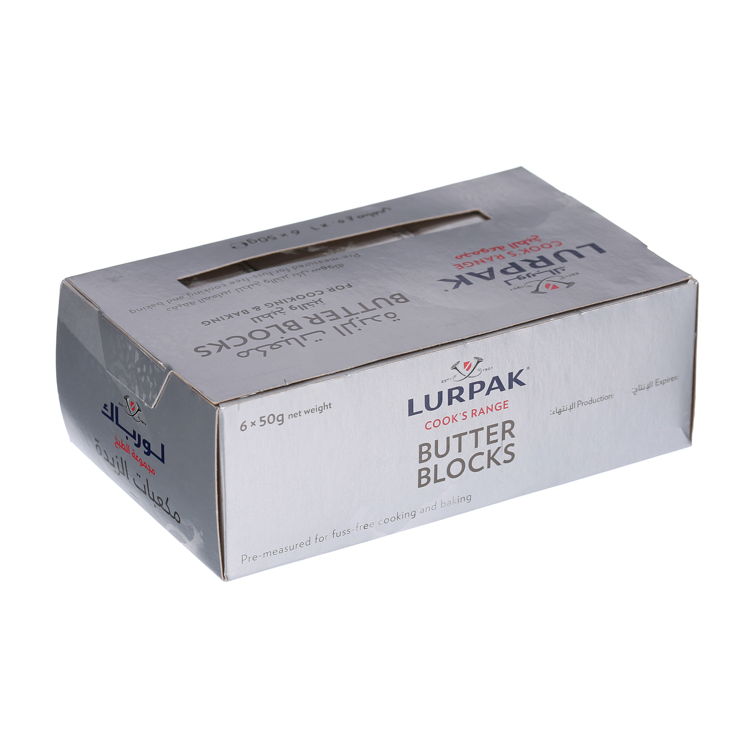 Lurpak Butter Unsalted 6 × 50 g