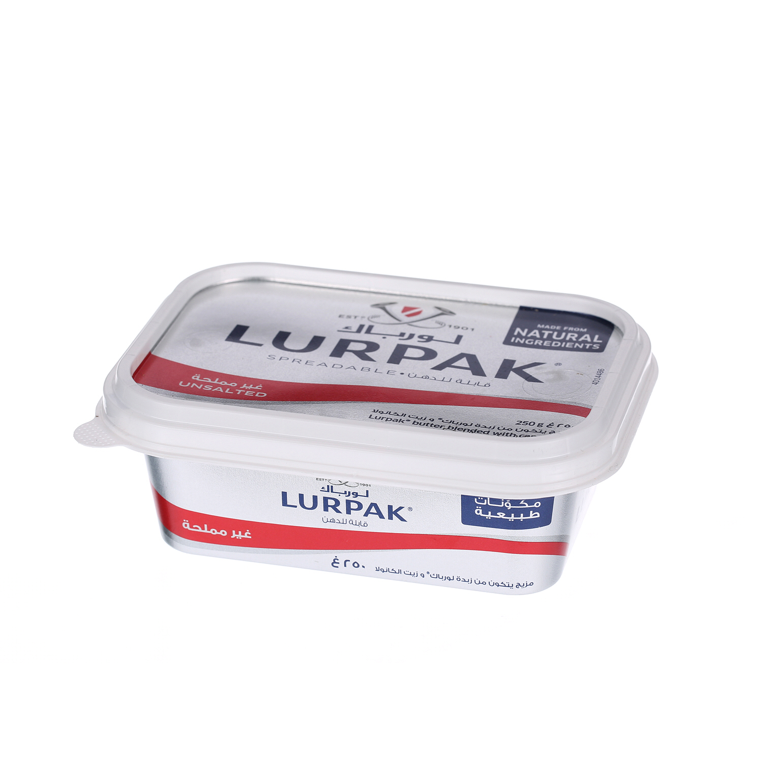 Lurpak Butter Spreadable Unsalted 250gm