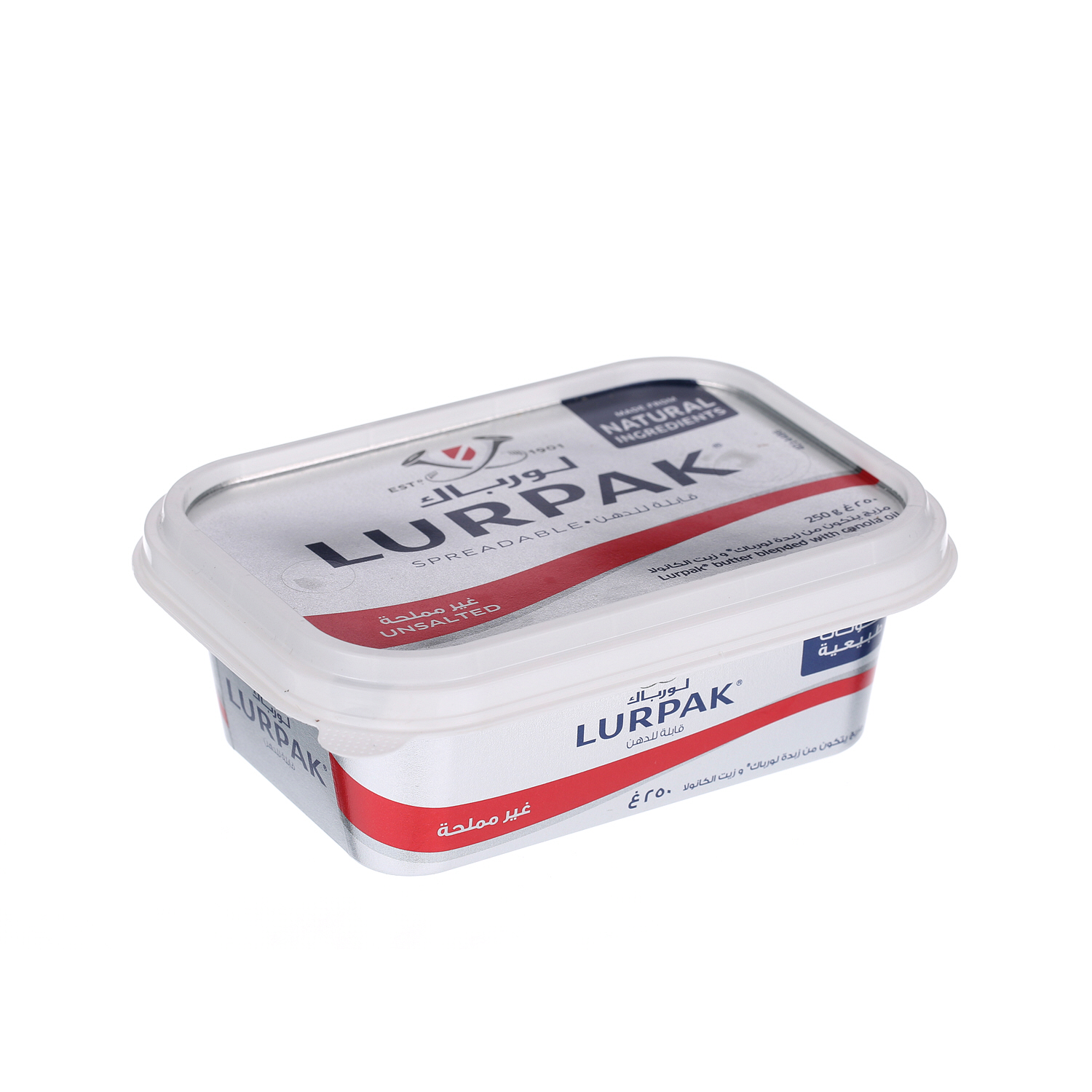Lurpak Butter Spreadable Unsalted 250gm