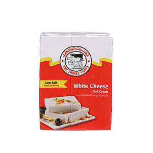 The Three Cows White Cheese Bricks Low Salt Red 200 g