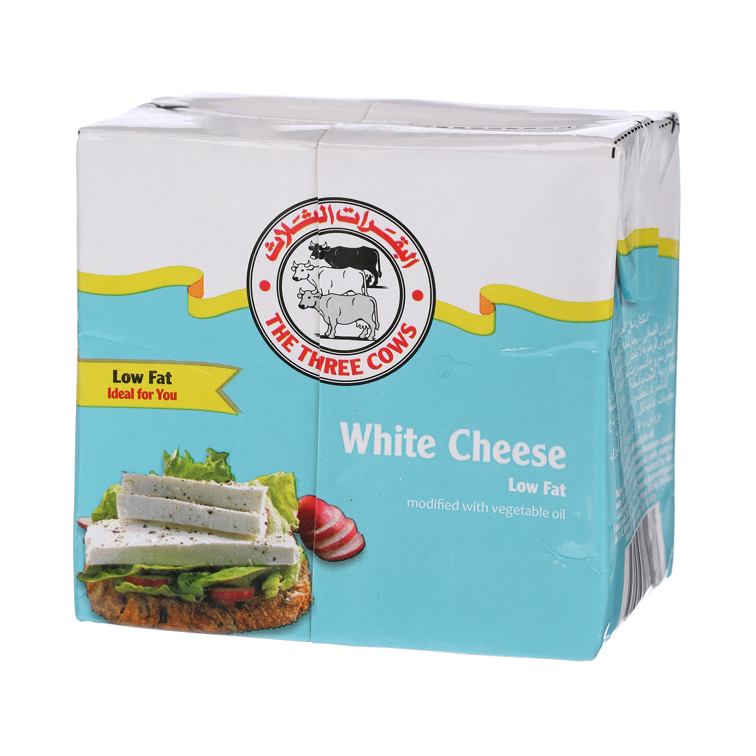 The Three Cows Feta Low Fat Cheese 500 g