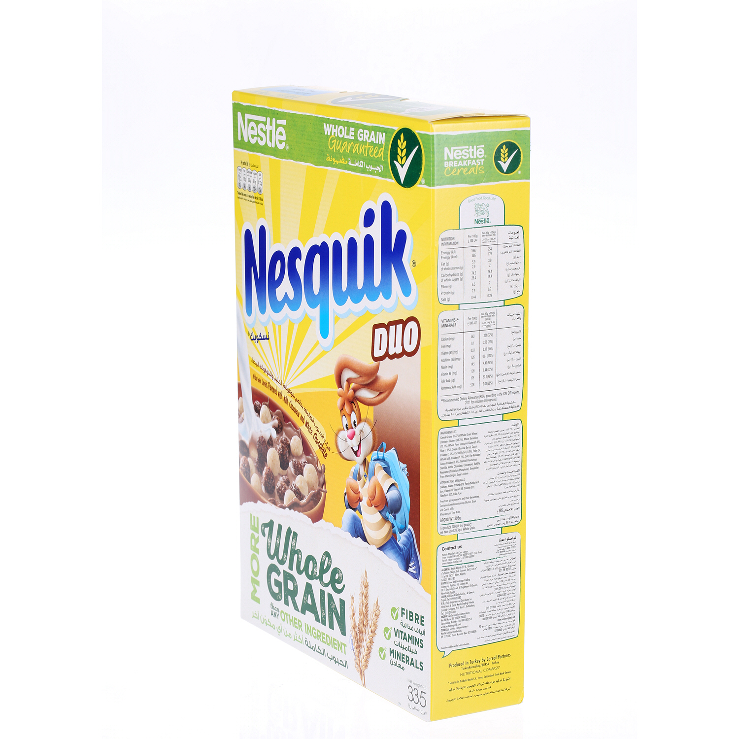 Nestlé Nesquick Duo Cereal 335gm
