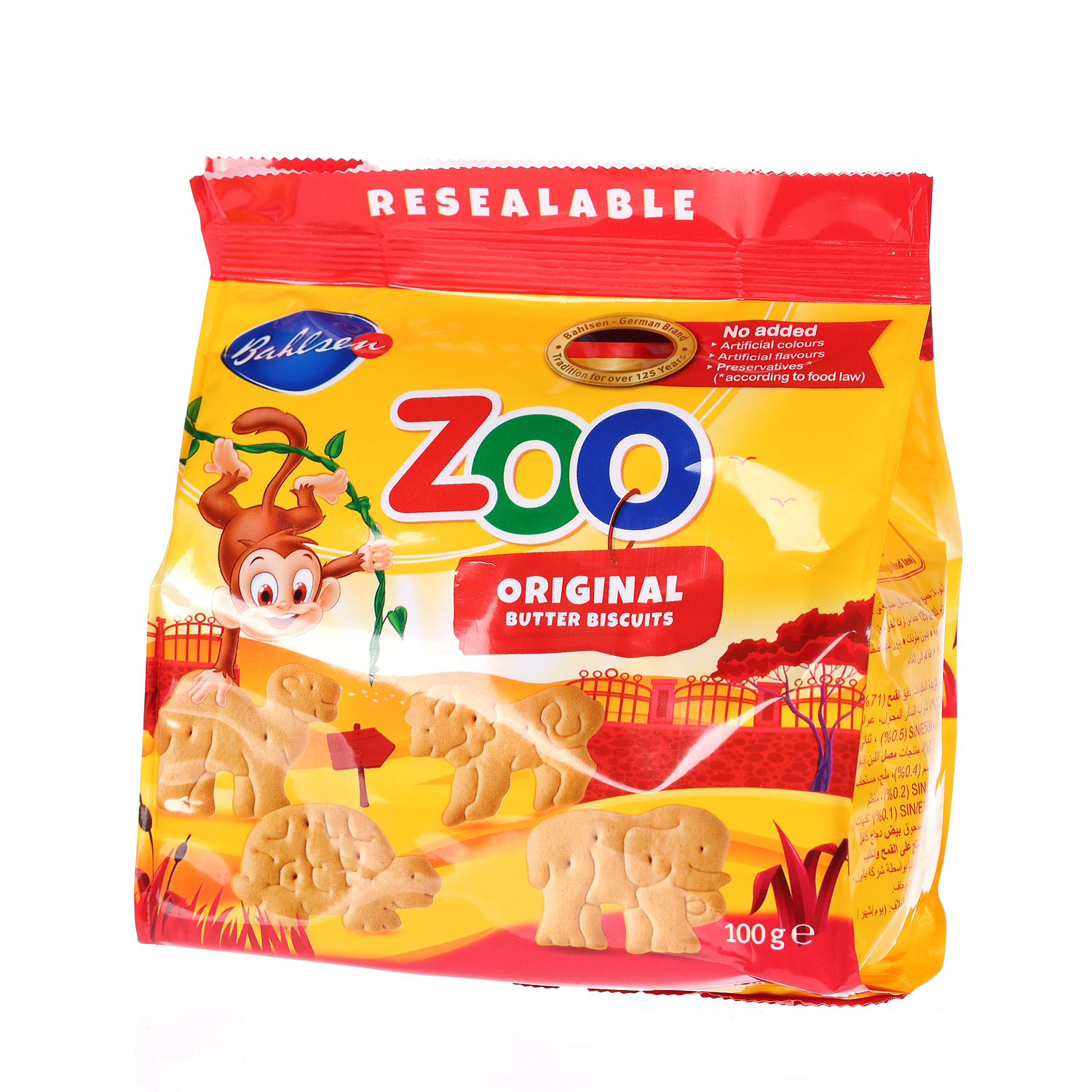 Bahlsens Mini Biscuits Zoo Jungle Original 100gm