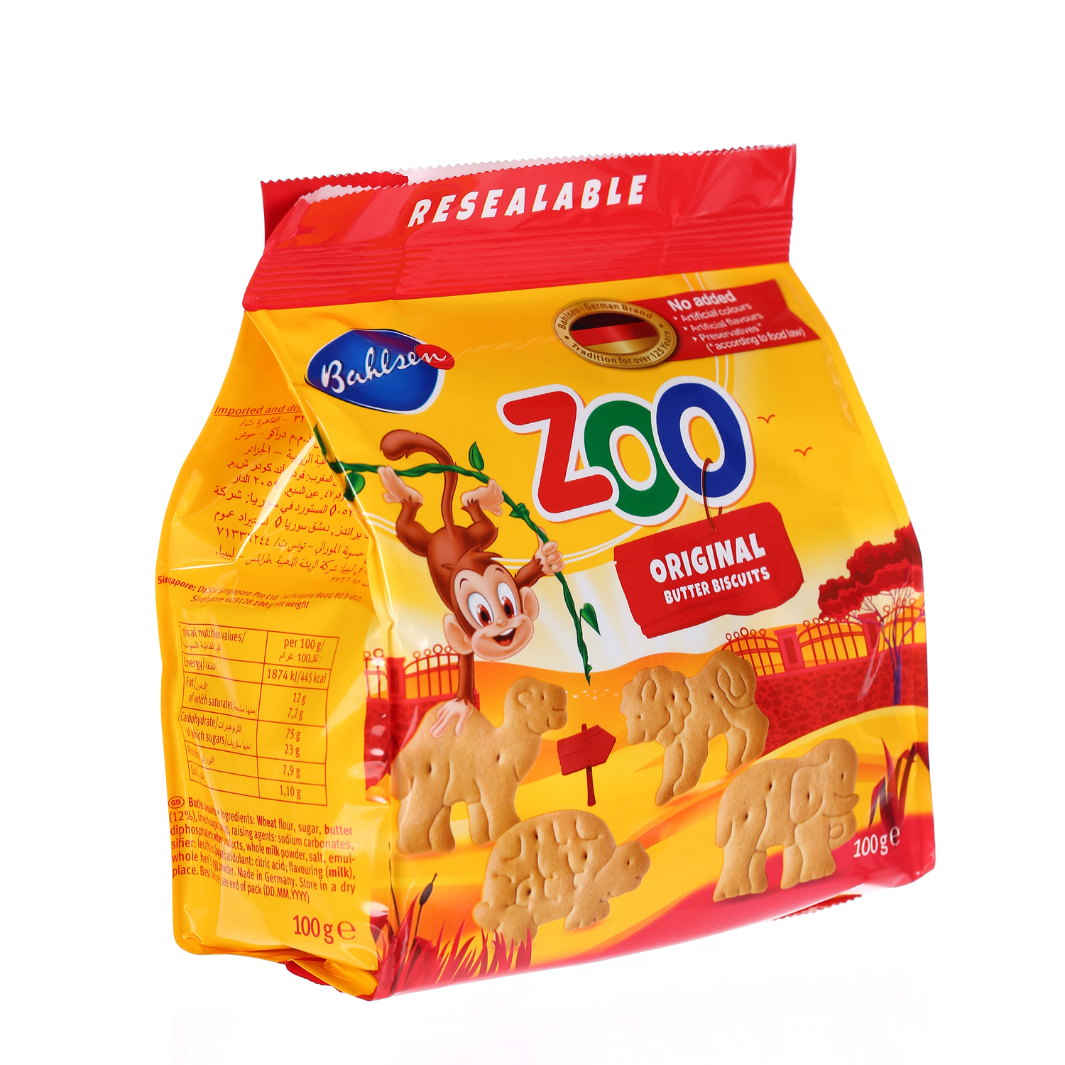 Bahlsens Mini Biscuits Zoo Jungle Original 100 g