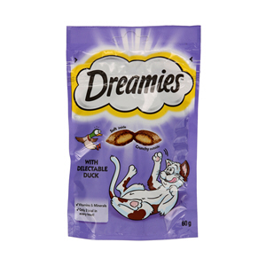 Dreamies Cat Food with Duck 60 g