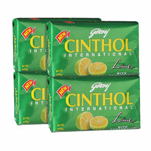 Cinthol Lemon Soap 175gm × 3+1 Free