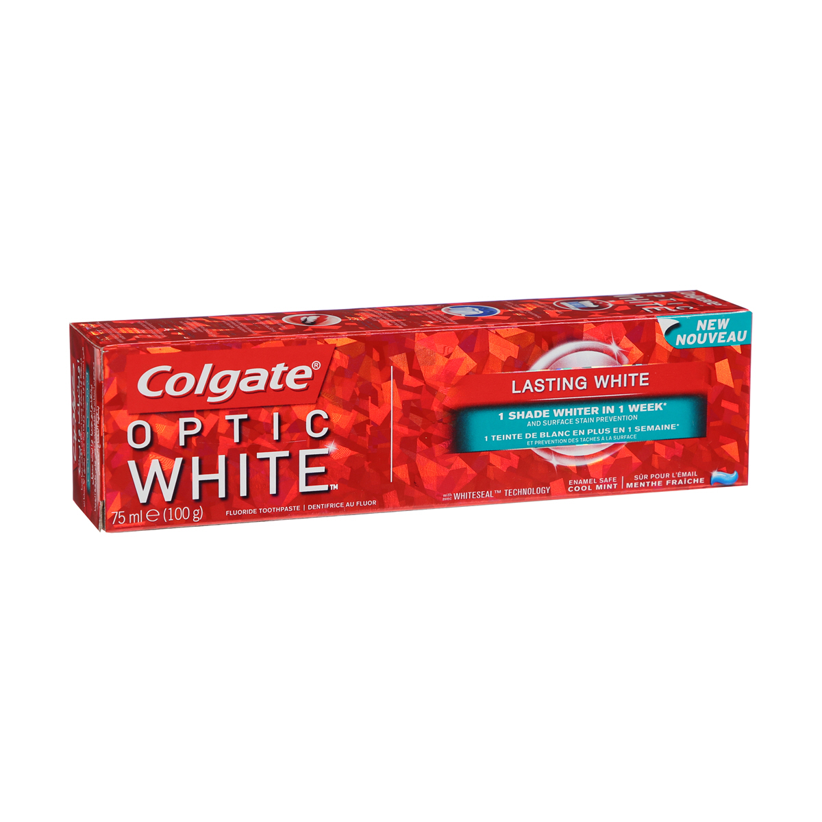 Colgate Optic White Lasting 75Ml | Sharjah Co-operative Society