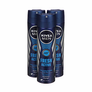 Nivea Deodorant Spray Men  3 x 150Ml