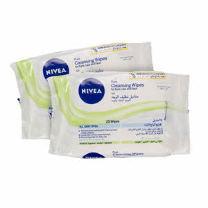 Nivea Visage  Pure Cleansing Wipes 25'S