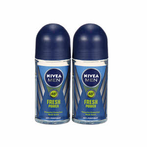 Nivea Deodorant Roll On Male 2X50Ml 10%Off