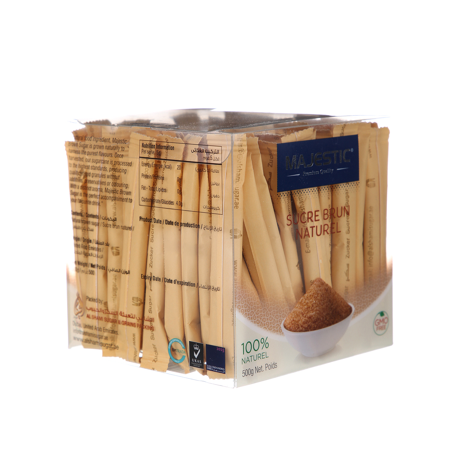 Majestic Brown Sugar Sticks 500 g