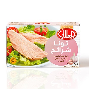 Al Alali Tuna Slices Garlic & Lemon In Sunflower Oil 100 g