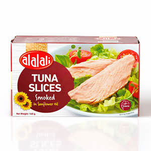 Al Alali Smoked Tuna Slices In Oil 160 g