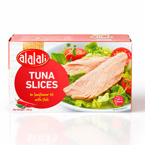 Al Alali Tuna Slics with Chilli in Sunflower Oil 160 g