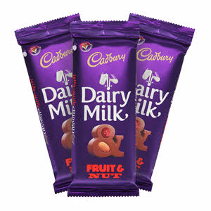 Cadbury Dairy Milk Fruit & Nut 3X100Gm