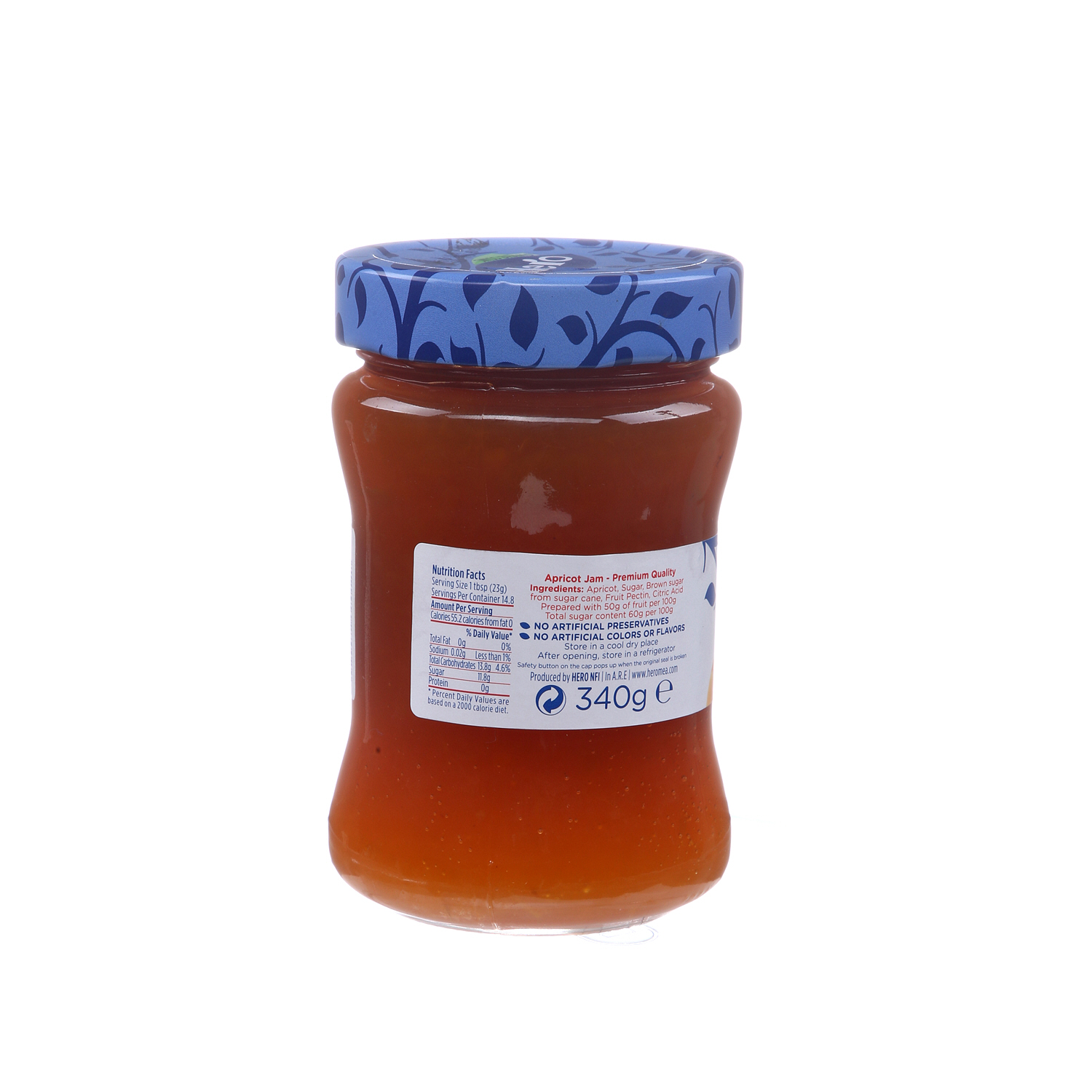 Hero Apricot Preserve Jam 340gm