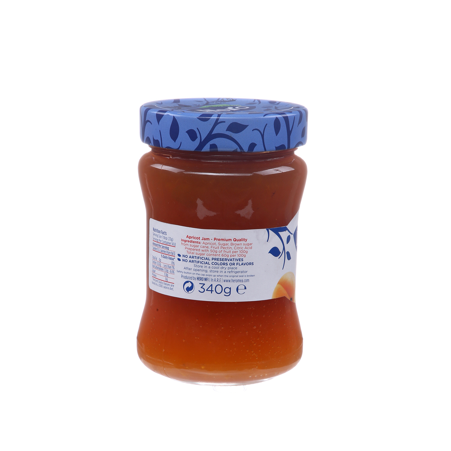 Hero Apricot Preserve Jam 340gm