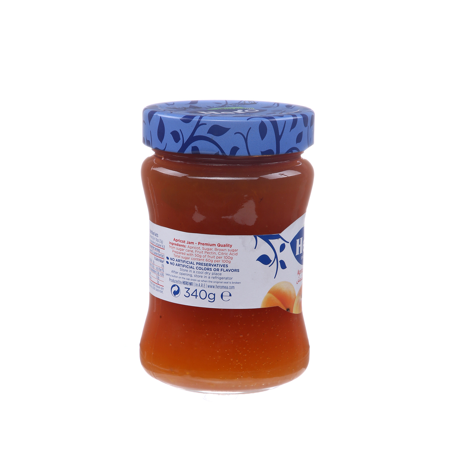 Hero Apricot Preserve Jam 340gm