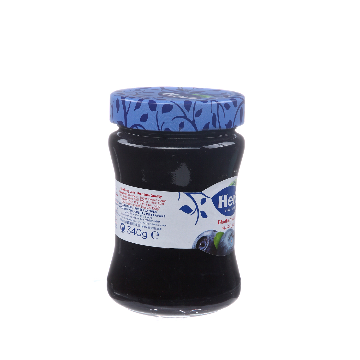 Hero Blue Berry Preserve Jam 340 g