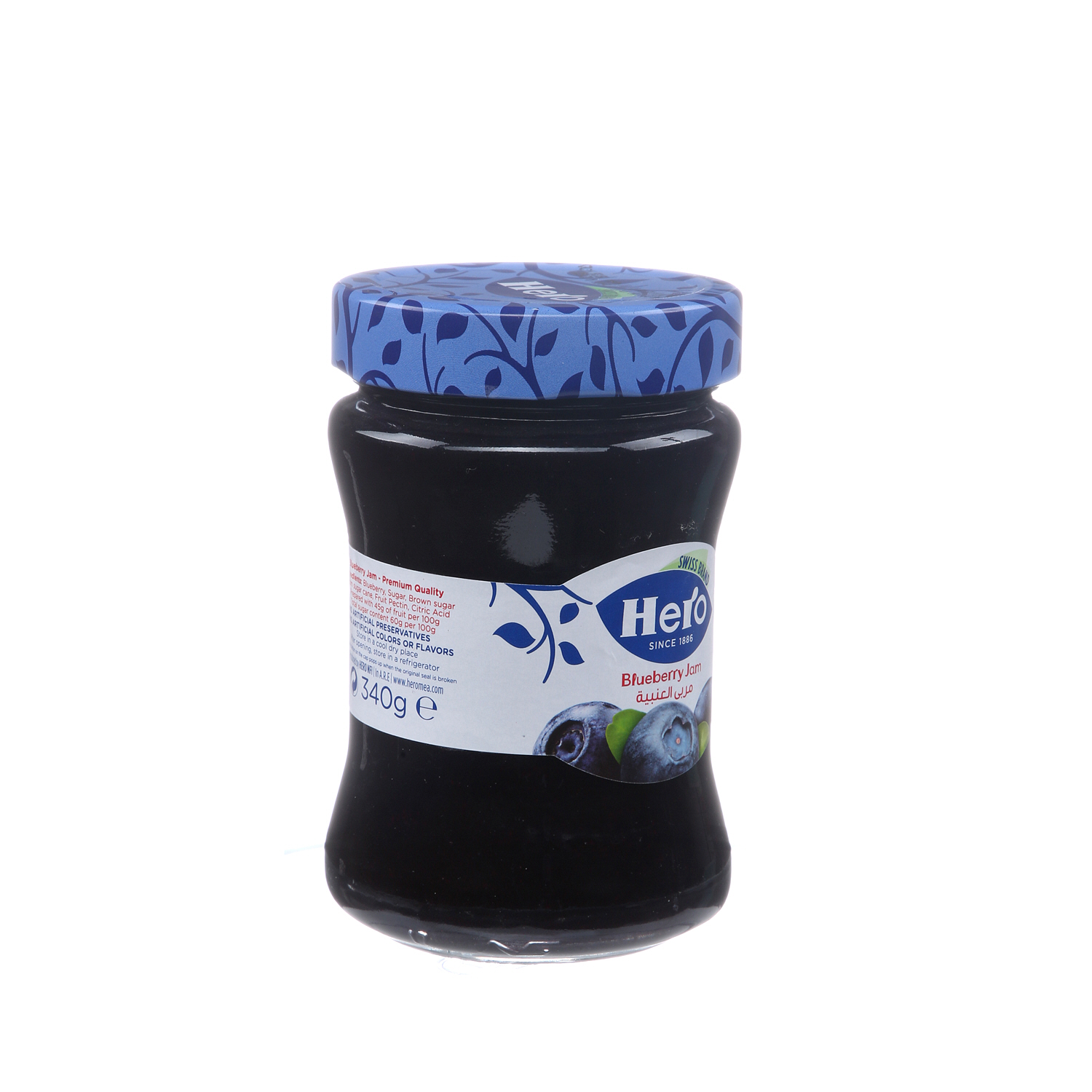 Hero Blue Berry Preserve Jam 340 g