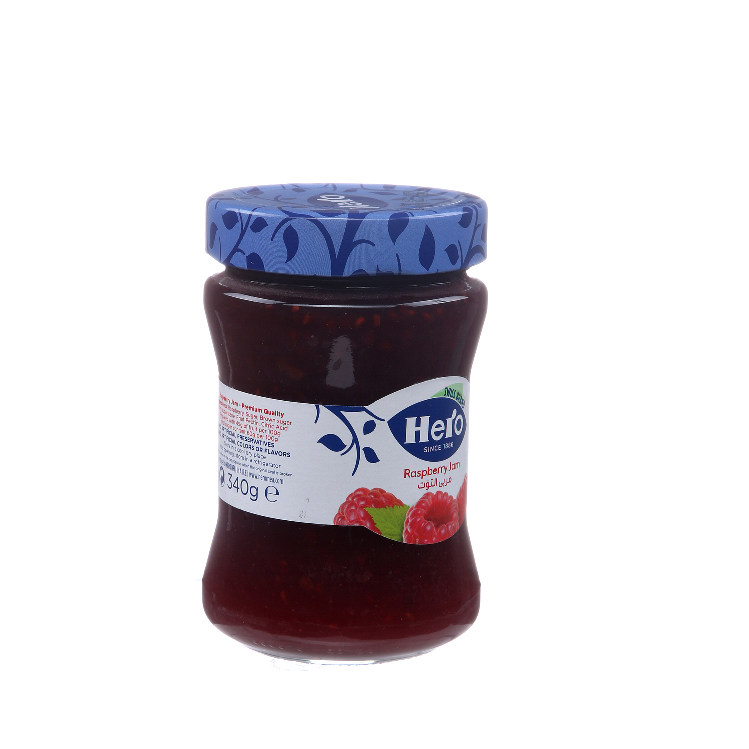 Hero Raspberry Preserve Jam 340 g