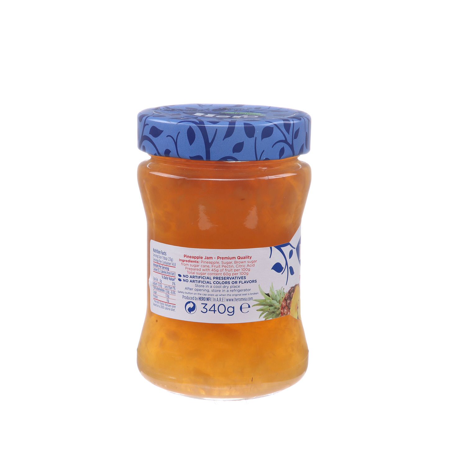 Hero Pineapple Jam 350 g