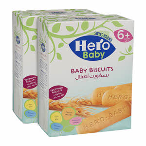 Hero Baby Biscuits 180 g × 2 Pieces