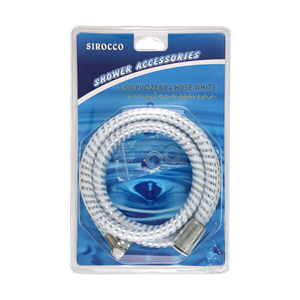 Sirocco Plastic Hose White 1.5M